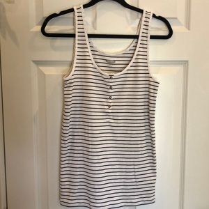 2/$10 Old Navy fitted rib-knit henley tank